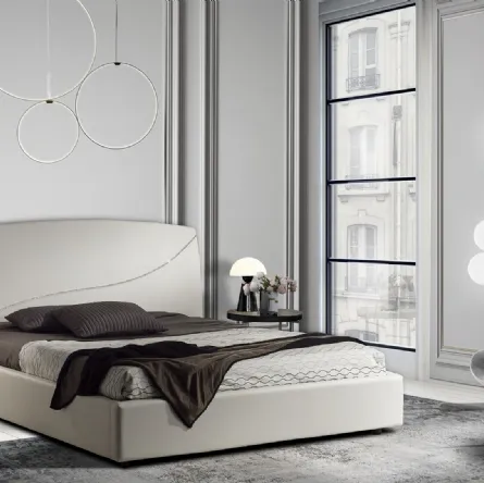 Letto in ecopelle con Swarovski Marilyn di Italnotte